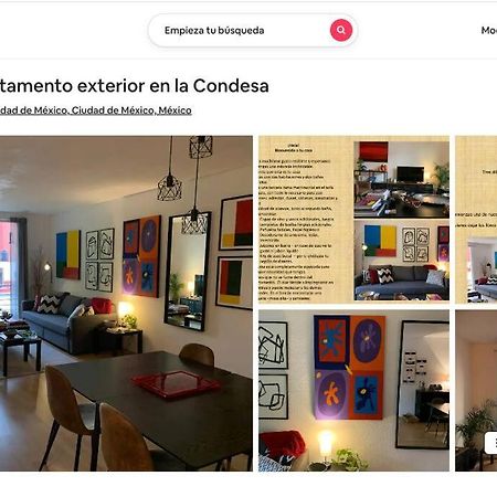 Excelente Departamento En La Condesa Apartman Mexikóváros Kültér fotó